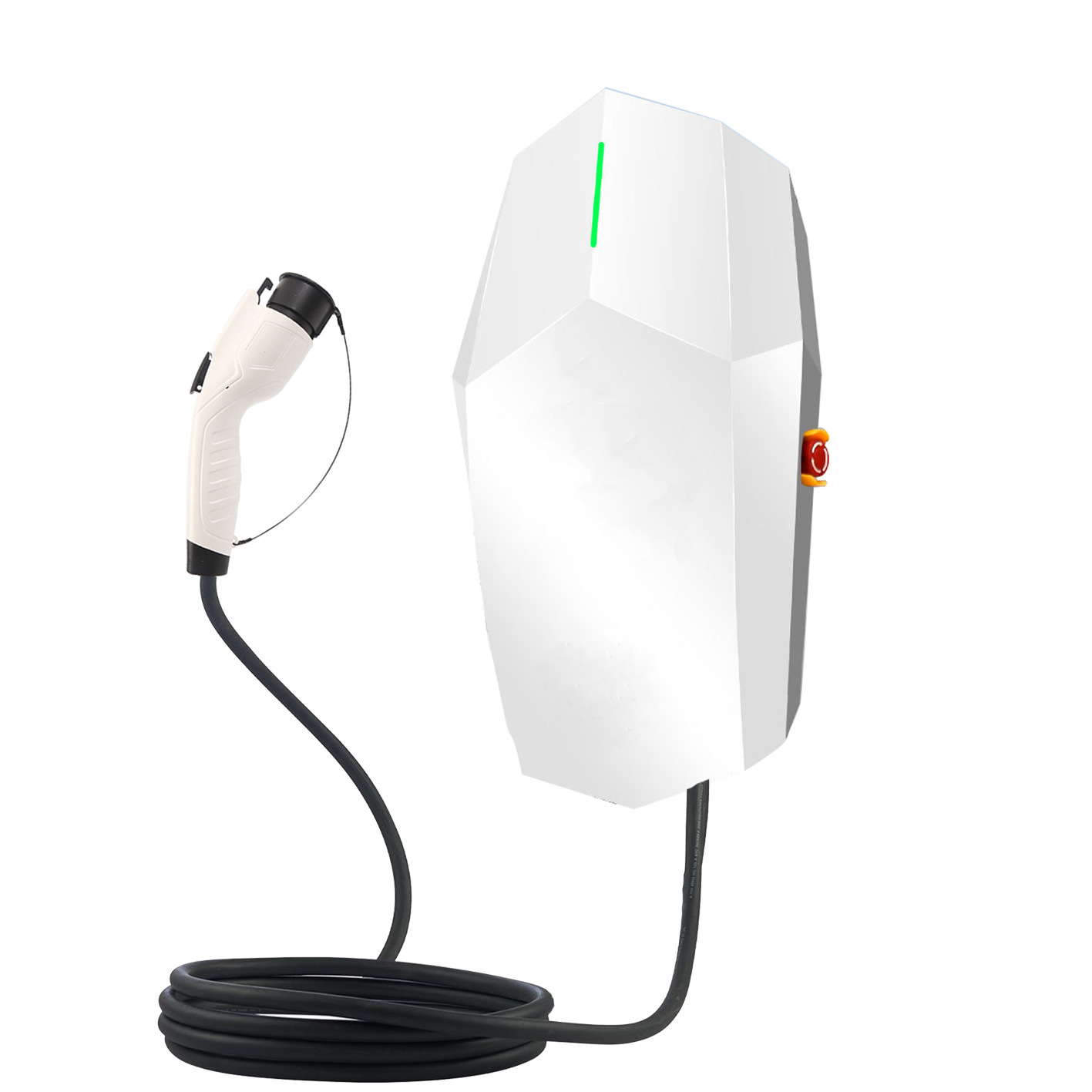 7kw欧标新能源汽车家用充电枪带app蓝牙可刷卡type2交流充电桩