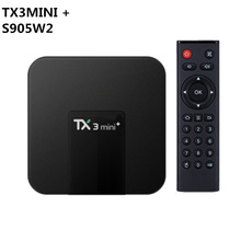 tx3mini PLUS 机顶盒S905W2 Android11 4G/32G双频wifi网络播放器