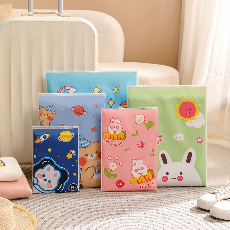 旅行收纳袋行李箱衣服衣物内衣鞋子密封分装袋子幼儿园入园收纳袋