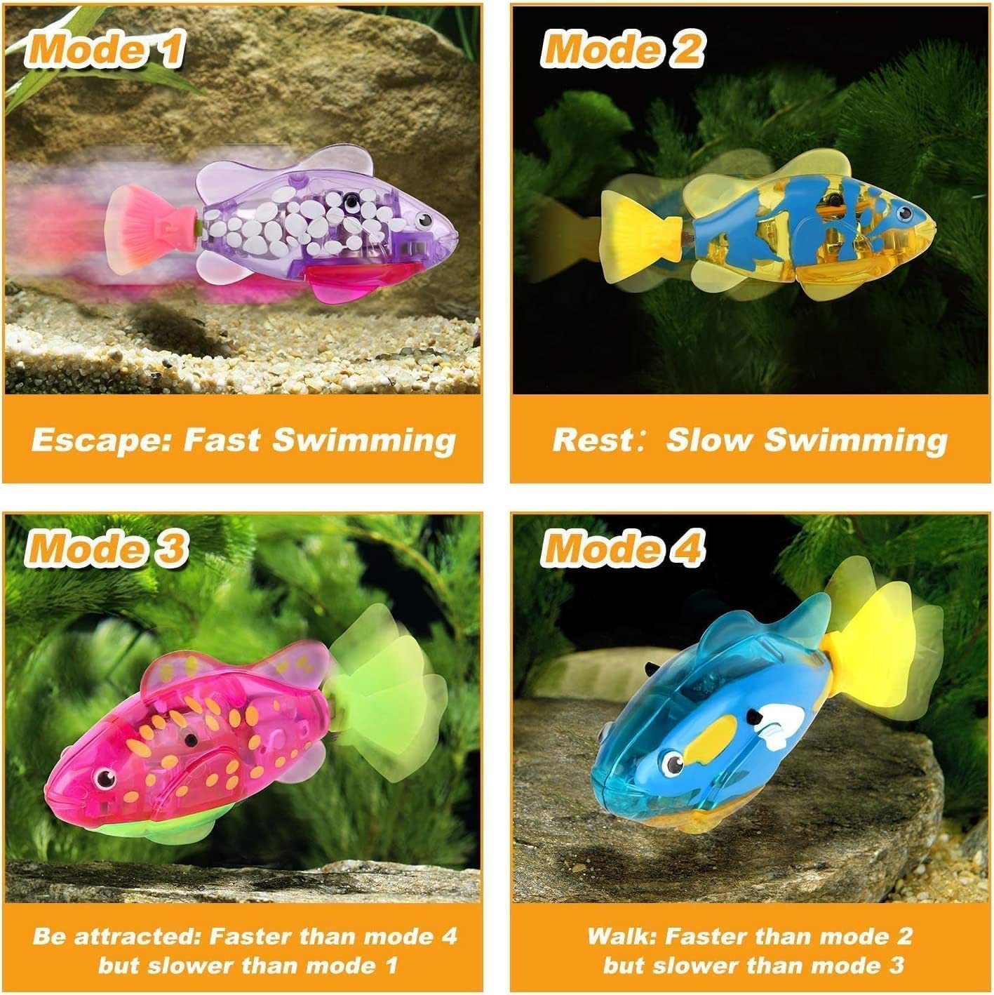 Cat Summer Toy Magic Lighting Pet Induction Tour Turtle Swimming Simulation Electric Bath Simulated Fish