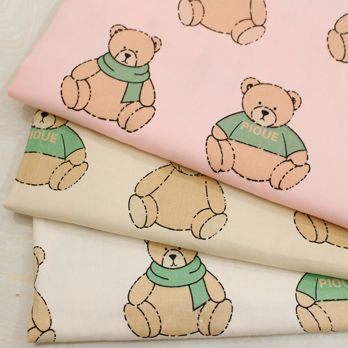 梭织面料卡通纯棉