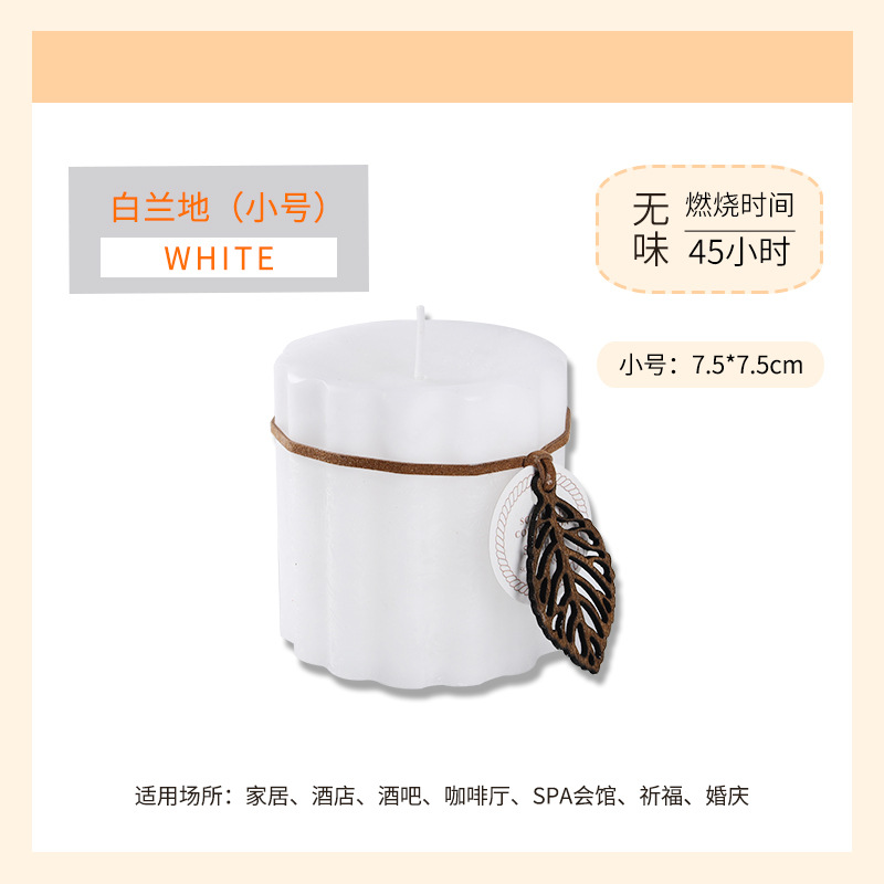 Household Odorless Candle Power Failure Lighting Bedroom Smoke-Free Aromatherapy Candlestick Pillar Candle Romantic Atmosphere Candlelight Dinner Set