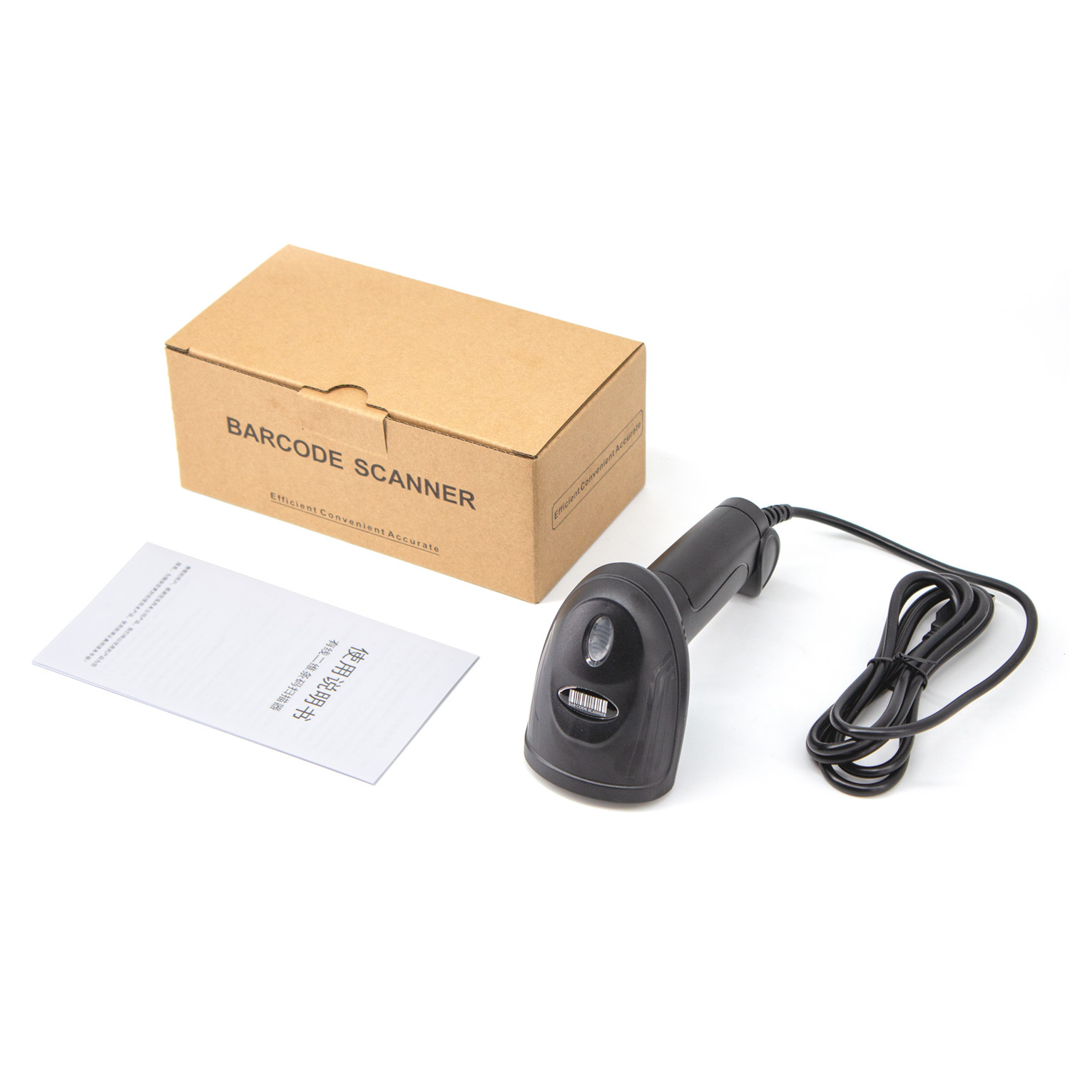 S50wb Wireless Bluetooth One-Dimensional Two-Dimensional Code Scanner Supermarket Cashier Express Warehouse Barcode Scanning Gun Factory Direct Sales