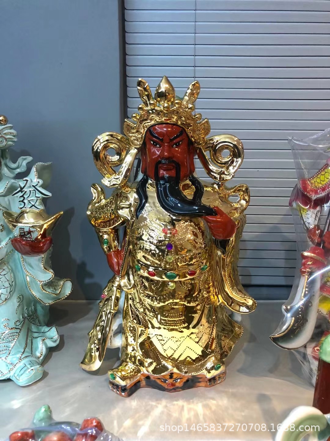 金身鎏金关公高档老款经典款式关二爷-阿里巴巴