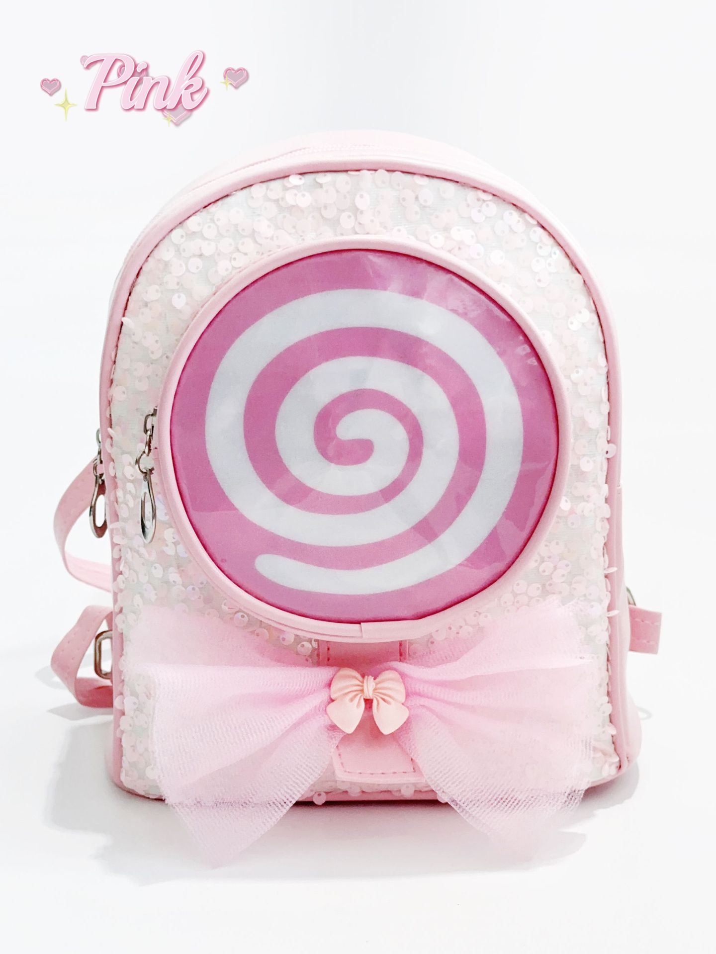 Children's Backpack 2023 New Bow Kindergarten Backpack Fashionable Sequins Lollipop Girls' Backpack