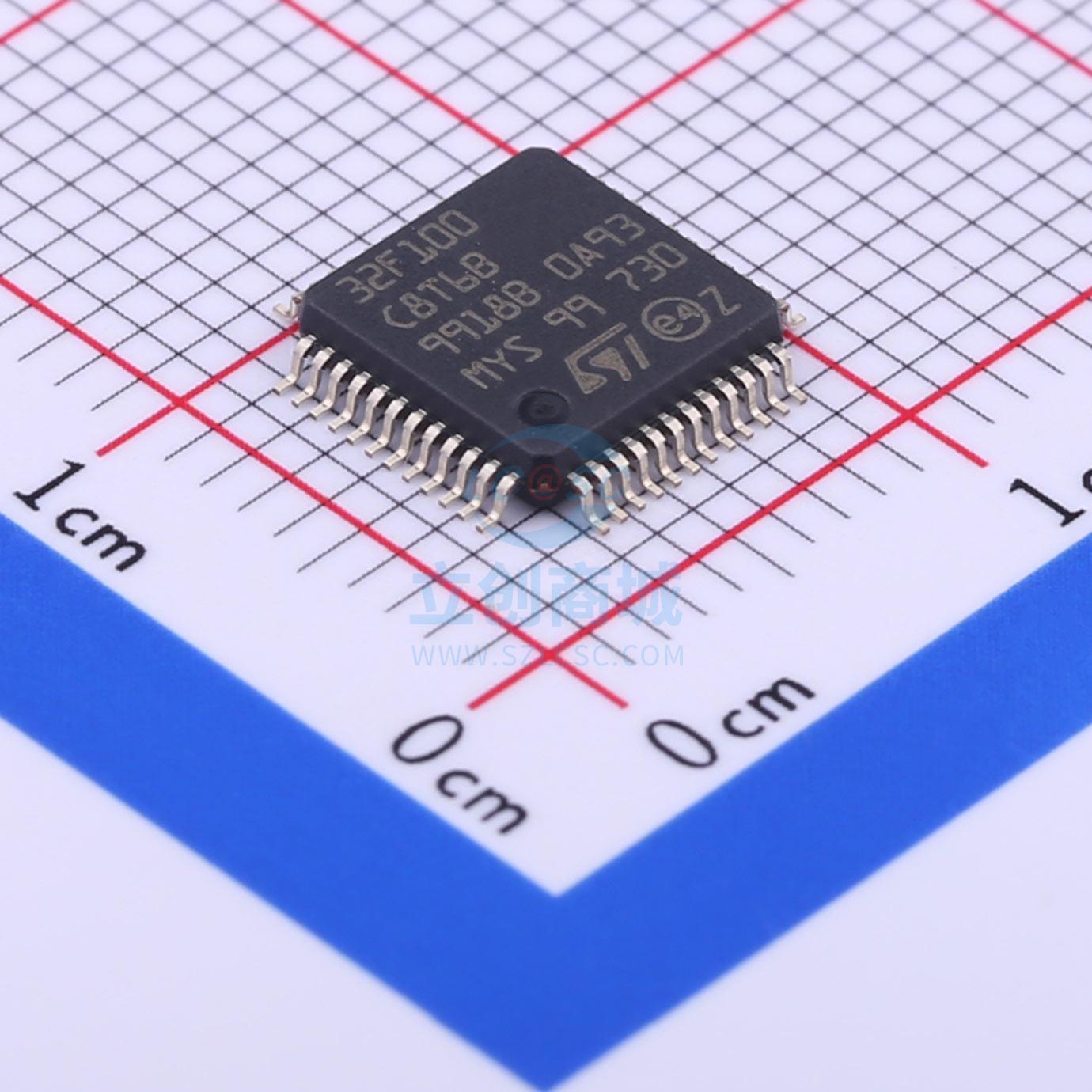 原装全新 可 直拍 stm32f100c8t6b ic 单片机