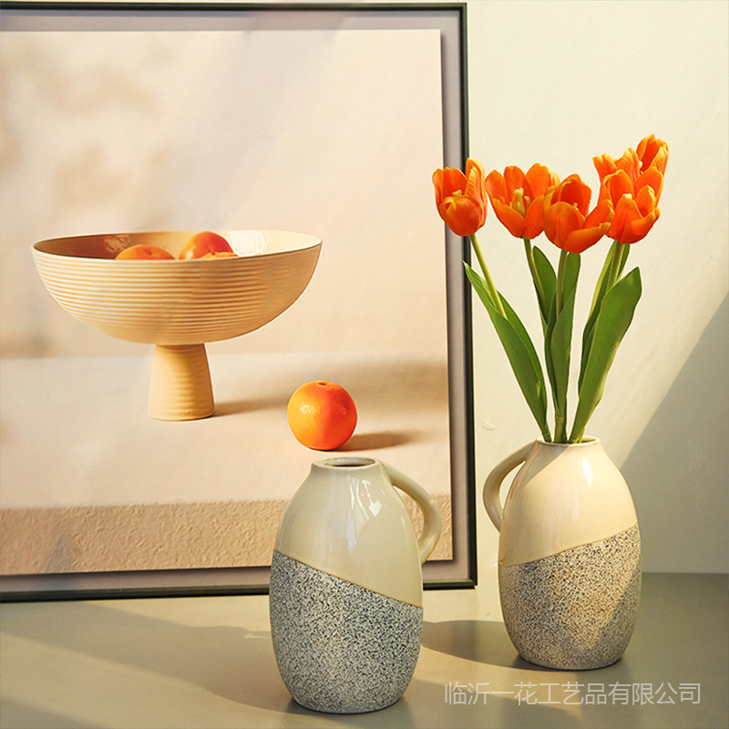 Artificial Flower Single Touch Tulip Home Home Living Room and Dining Table Decoration Moist Feeling Flower Artificial Flower Furnishings