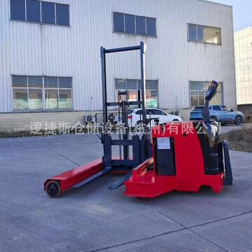 全电动侧向叉车1吨升高1600mm锂电池站驾式堆垛车液压升降装卸车