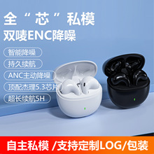 跨境新款TWS无线蓝牙耳机长续航降噪夹耳入耳式蓝牙耳机无线降噪