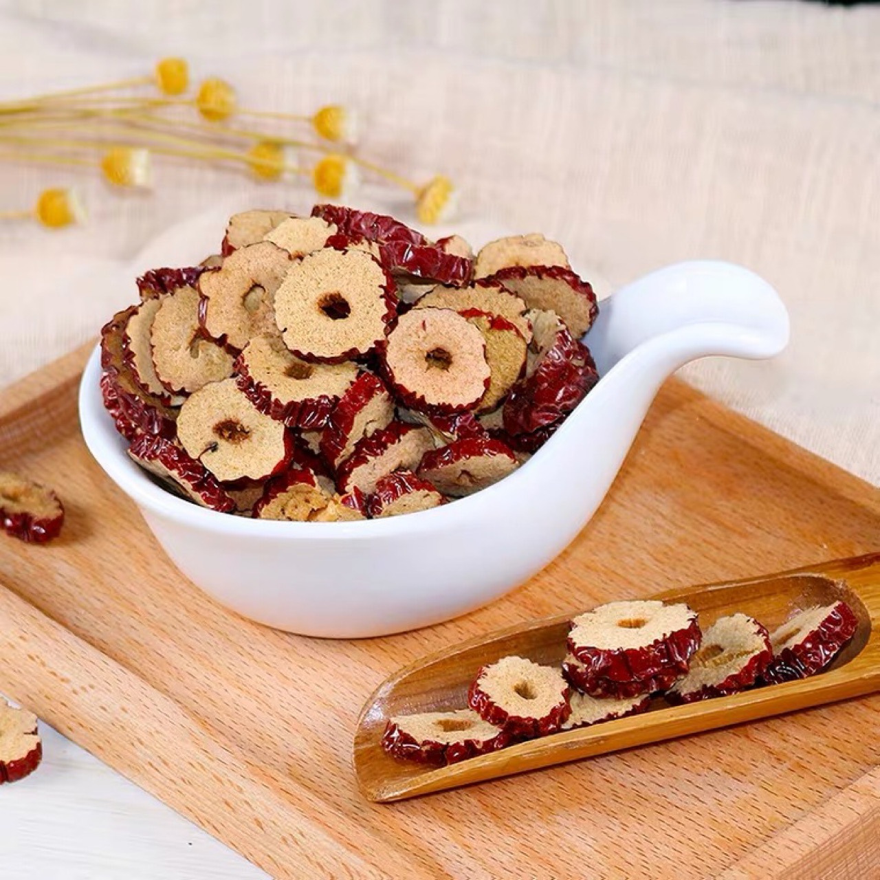 好想你烘干枣圈 枣干健康三级1000g 果干泡茶煲汤即食健康营养