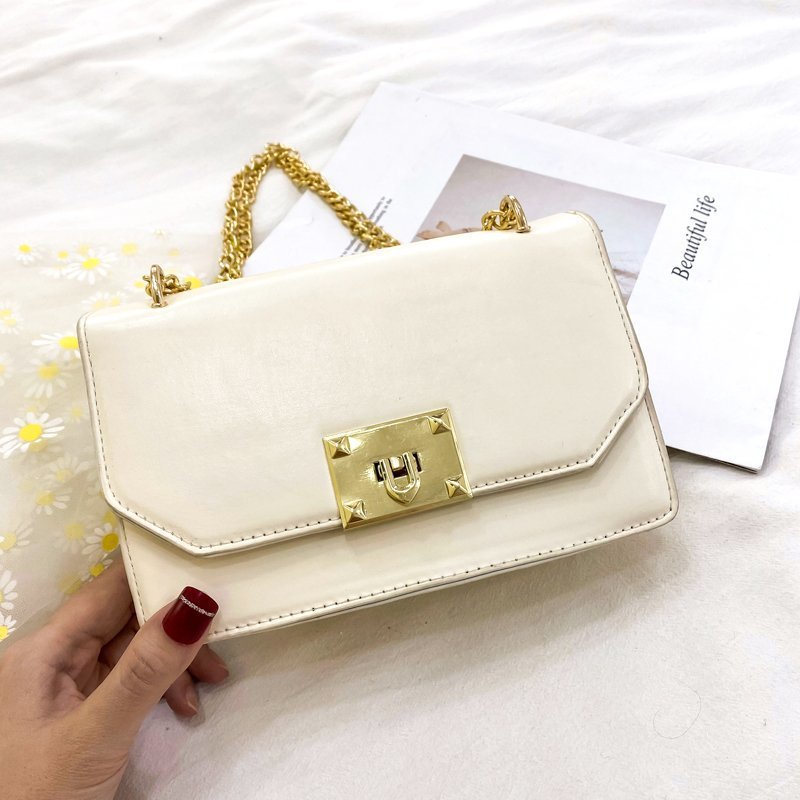 Women's Bag 2021 Spring New Fashion Shoulder Bag Simple Elegant Messenger Bag Western Style Small Square Bag