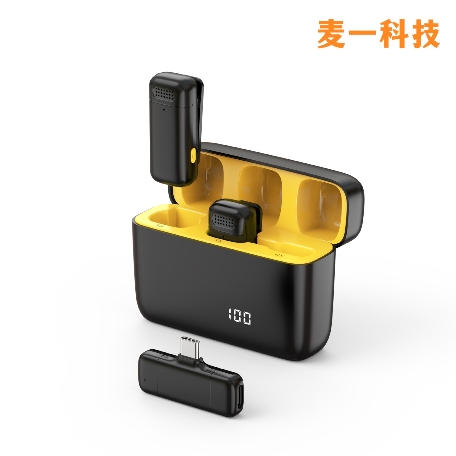 新款k6无线领夹麦克风手机抖音直播音响专用多功能小迷你便携话筒