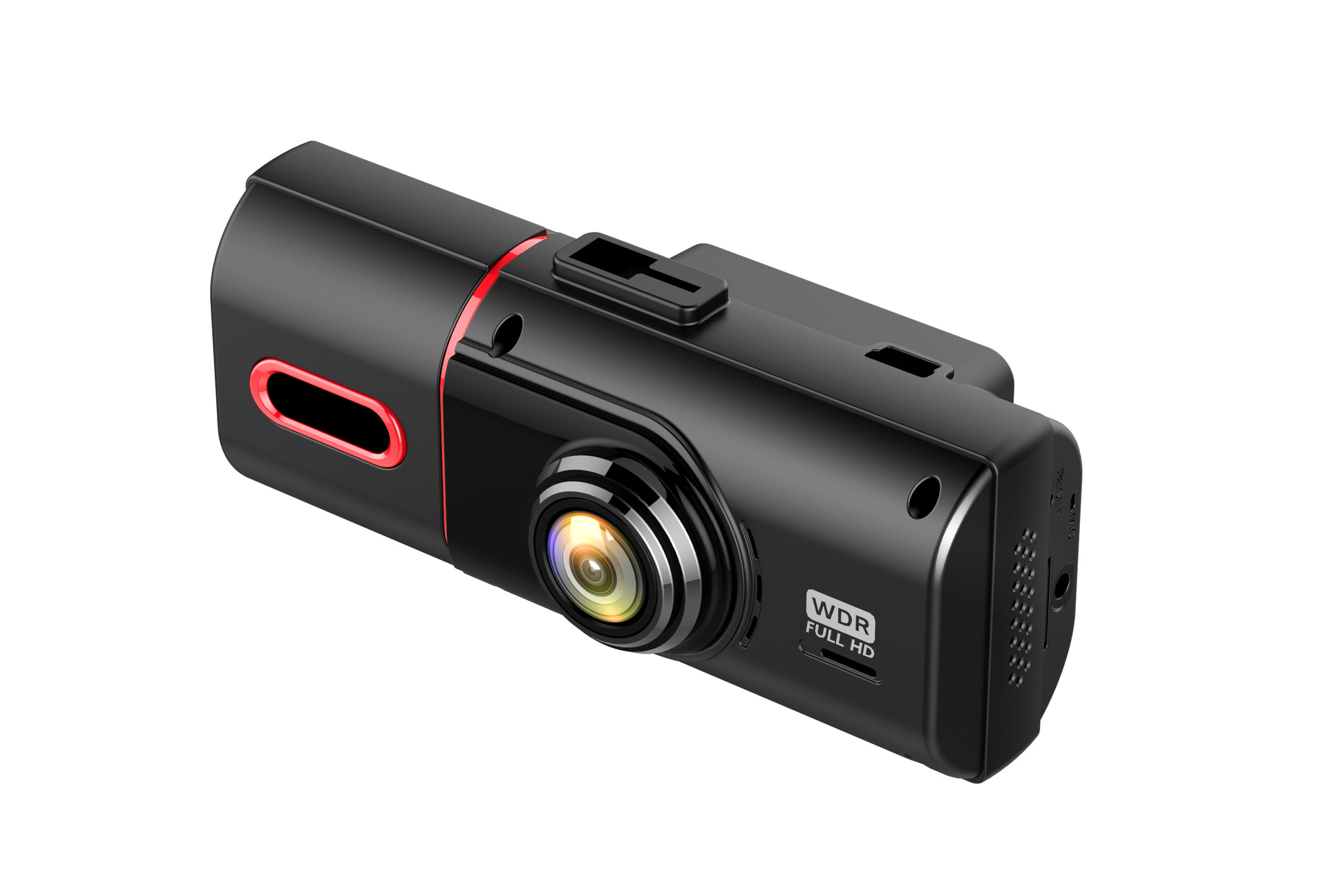 高清车载摄像头双镜头带gps轨迹内外录行车记录仪高清带重力感应