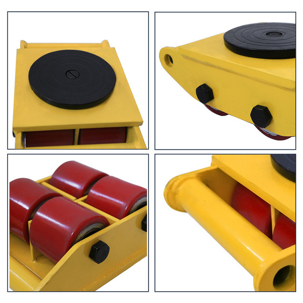 定制订制乌龟车轮聚氨酯设备搬运重型小车直行万向移动轮小坦克车