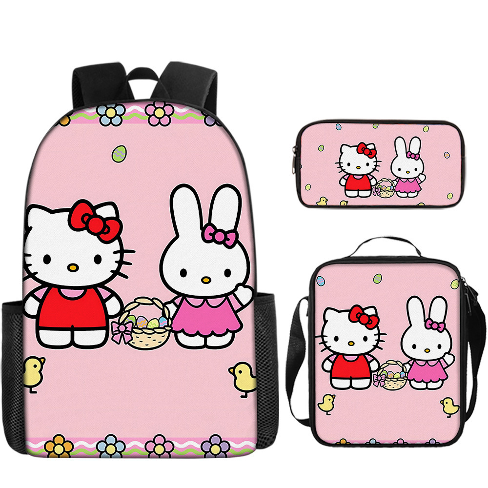 hello kitty小学生书包可爱凯蒂猫儿童双肩包女童背包kt猫挎包笔