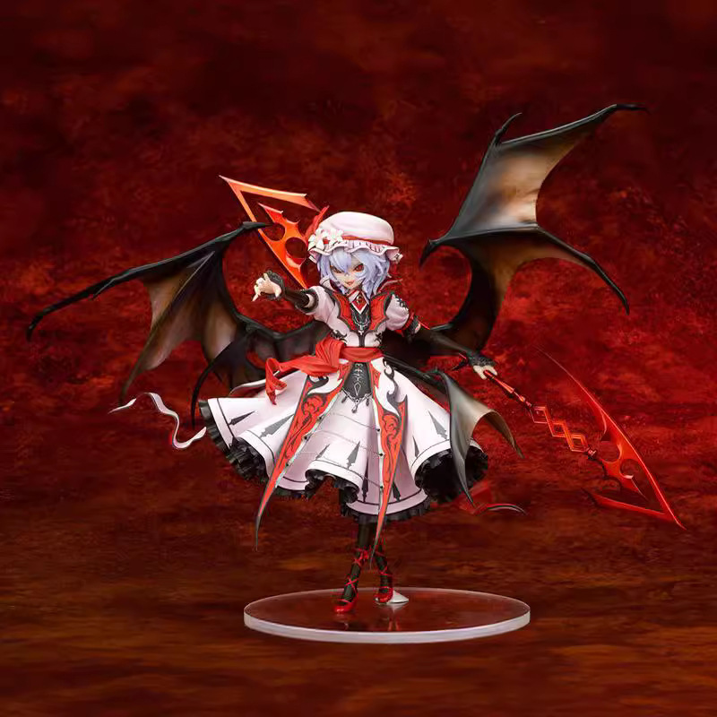 quesq 东方project 蕾米莉娅·斯卡雷特 红魔传说 大小姐1/8手办