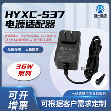 直插式12V3A电源适配器录像机监控路由器36W功率12V3A电源适配器