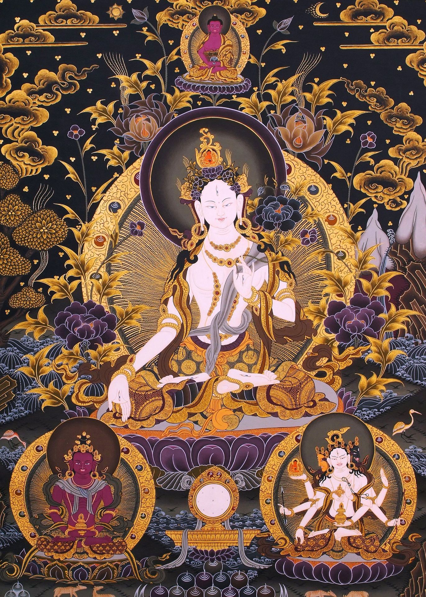 来图定制一件代发三只鸵鸟三个头鸟头十字绣diy线