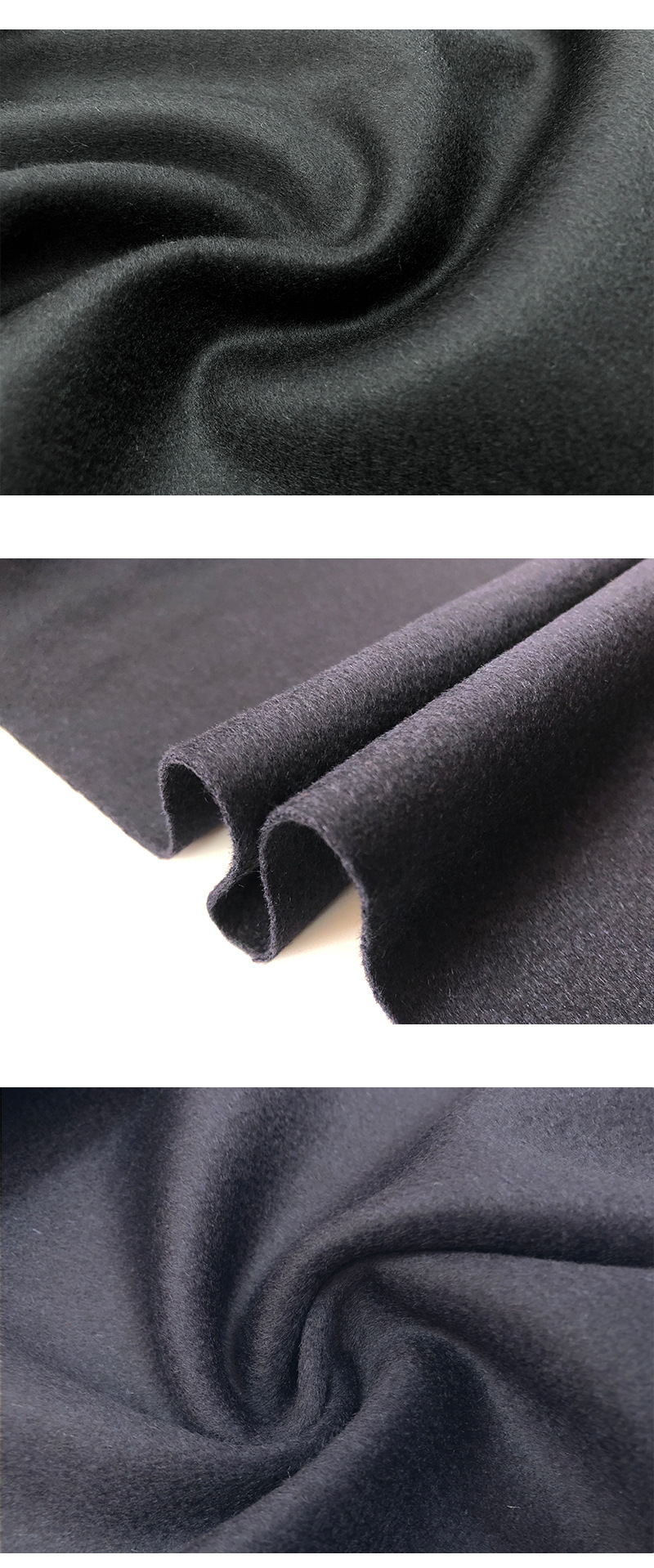 现货单面羊绒面料 粗纺毛呢厂家供应批发羊毛羊绒布 单面羊绒面料