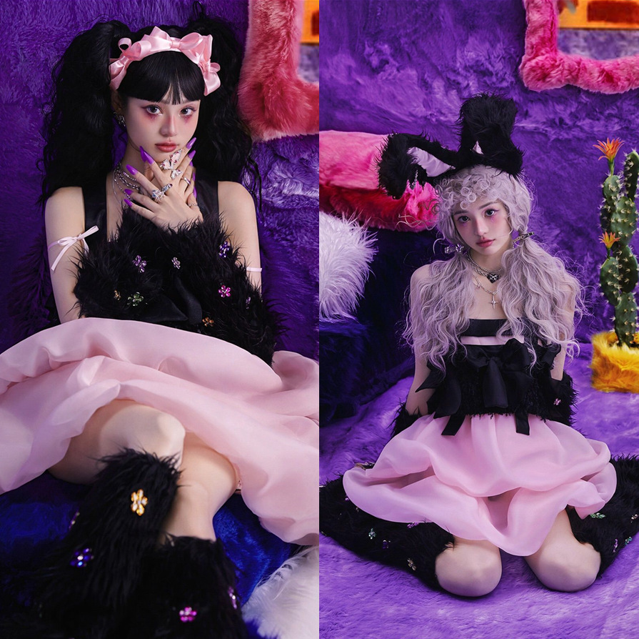 影楼主题摄影服装可爱少女个性甜美写真派对演出服性感拍照衣服