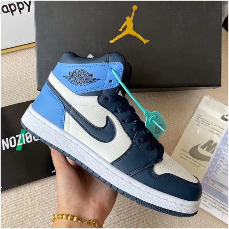 aj乔1高帮厚底运动鞋男女情侣韩国空军一号篮球鞋钩子倒勾女板鞋