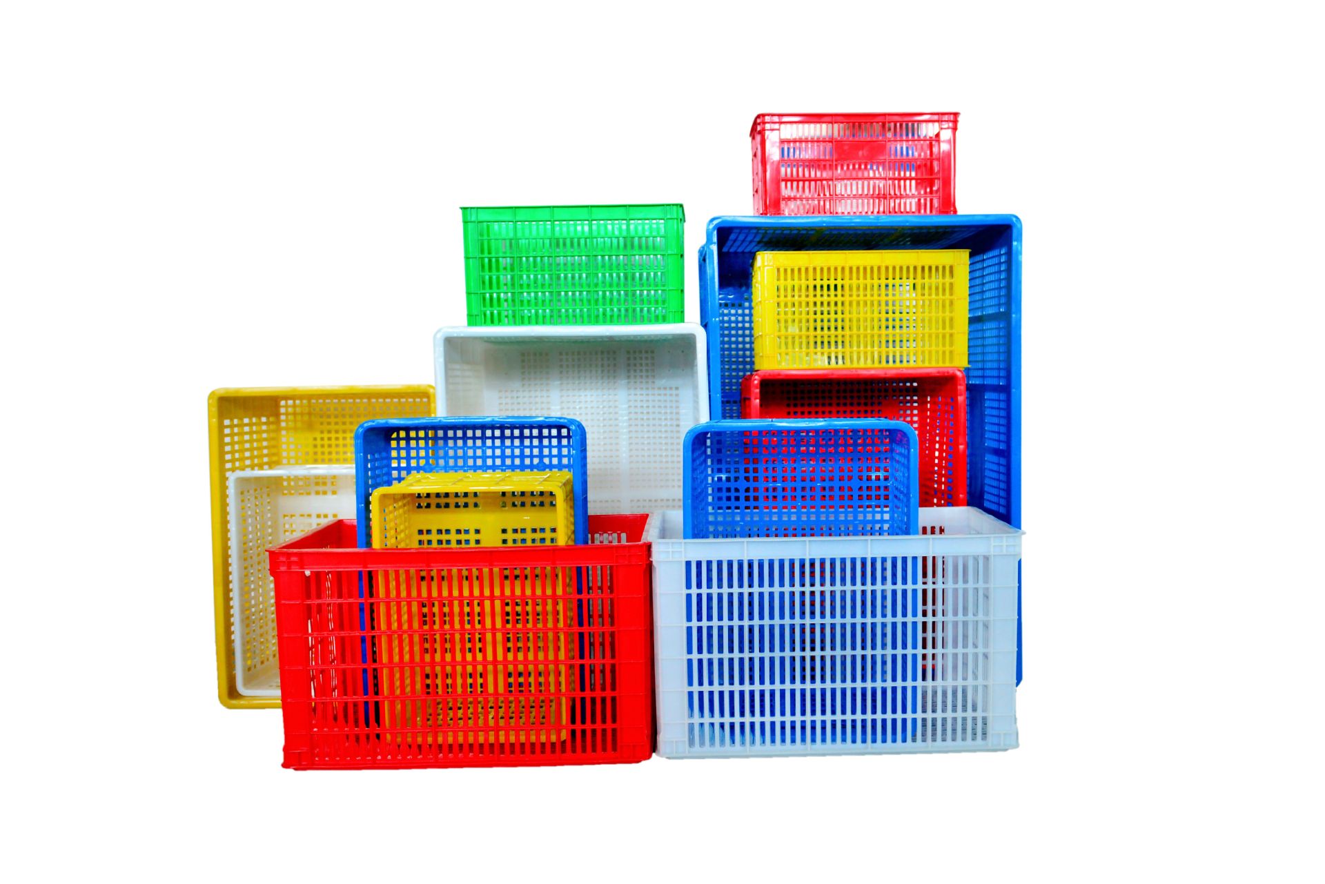 Plastic Basket Turnover Basket Express Rectangular Thickened Fruit Large Vegetable Clothing Factory Basket Factory Storage Storage