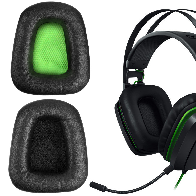 适用雷蛇耳机套electra雷霆齿鲸v1耳机海绵套v2耳机皮耳套保护套