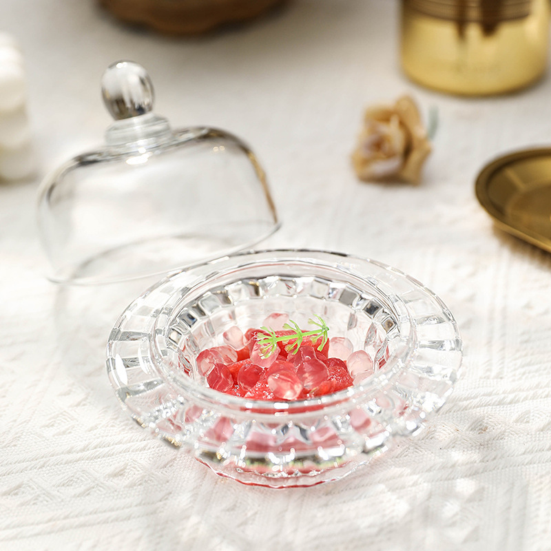 Creative Sugar Water Bowl Tremella, a Kind of Semi-Transparent White Fungus Bowl Exquisite Set Tureen