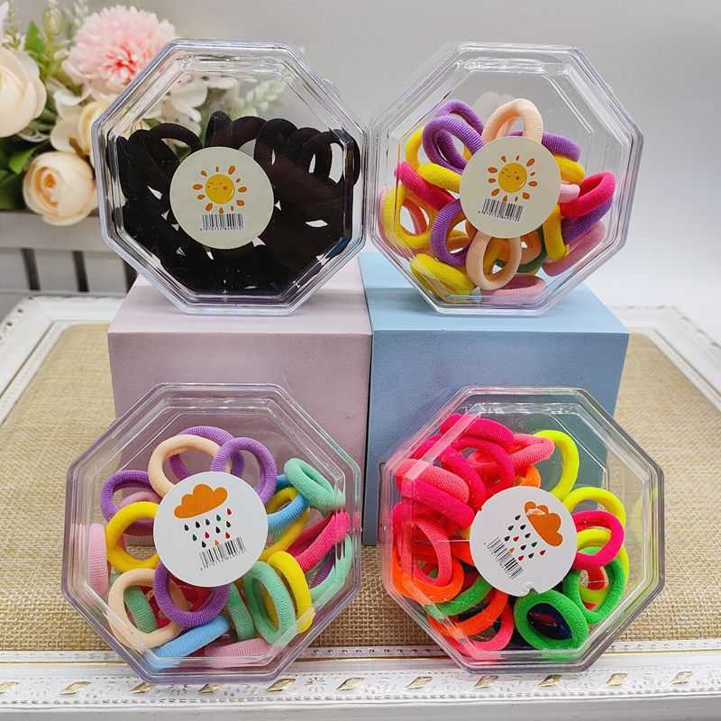 糖果色发绳成人橡皮筋女扎头发圈甜美不伤发韩版毛巾圈发饰