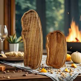 相思木托盘规则盘子茶具茶盘点心盘寿司盘料理牛排糖果盘