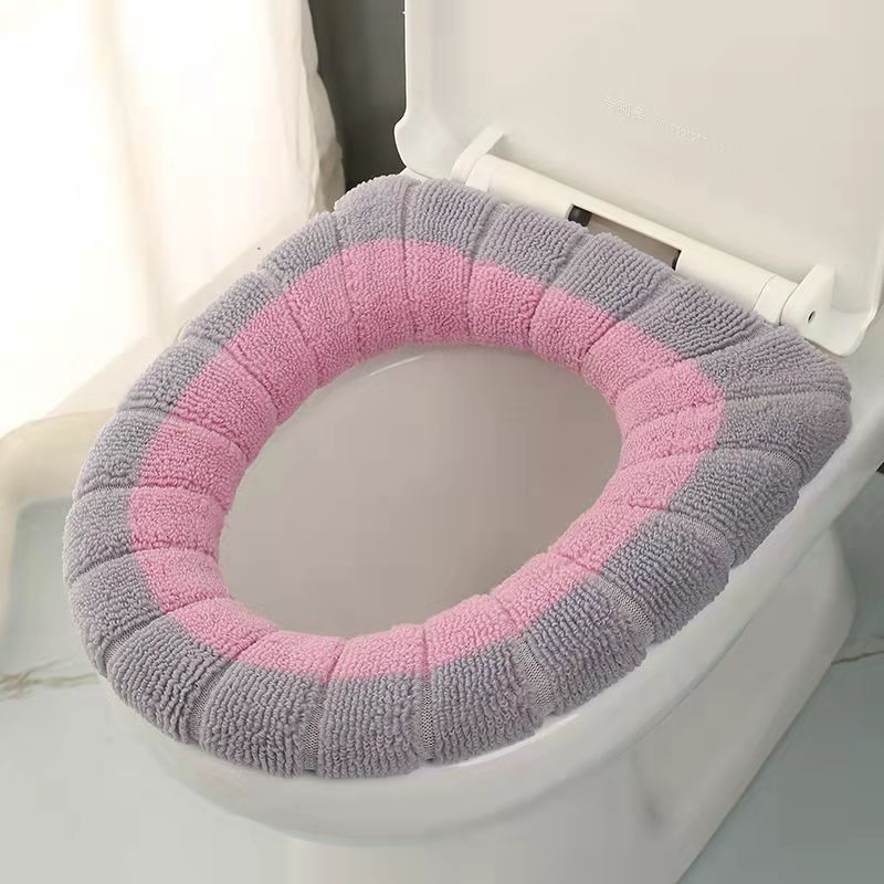 通用马桶垫坐垫家用针织马桶垫坐便套垫加厚马桶套马桶圈垫可水洗