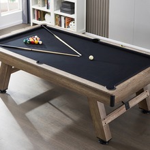 家用台球桌标准型美式黑八三合一多功能室内商用大理石自动桌球台