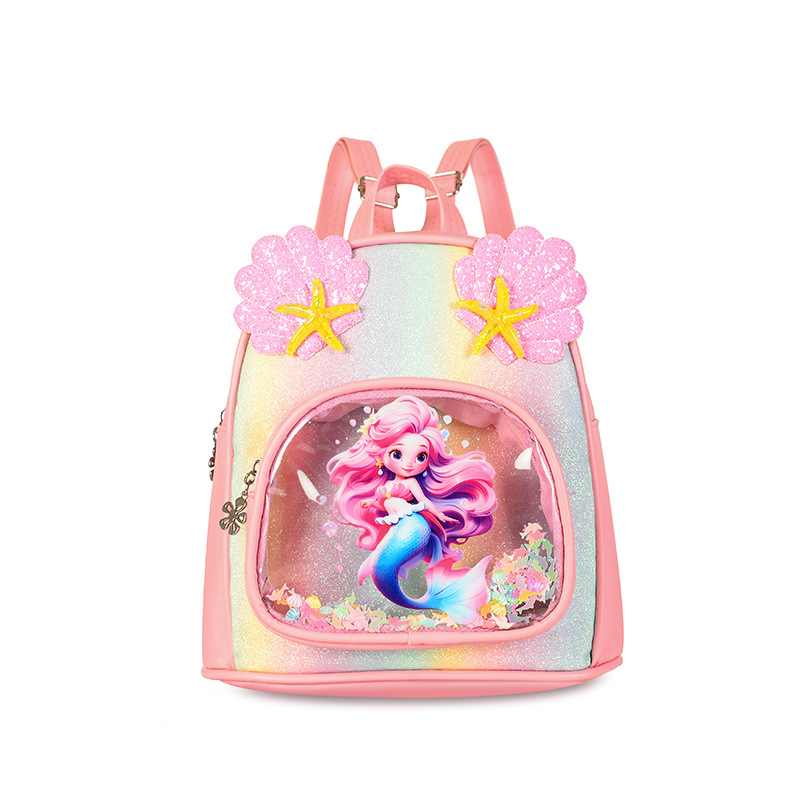 Children's Bag New Little Girl Backpack Cute Princess Sequined Korean Style Backpack Mini Bag Kindergarten Schoolbag