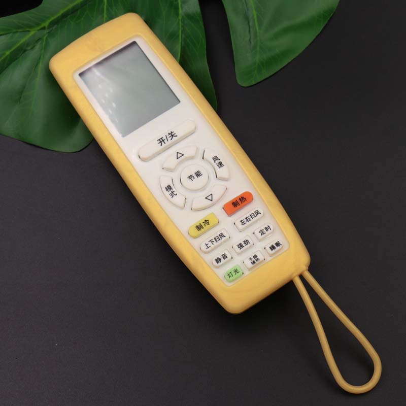 New Product with Color Silicone Remote Control Protective Cover Gree Air Conditioner Long Silicone Protective Cover in Stock Wholesale Products