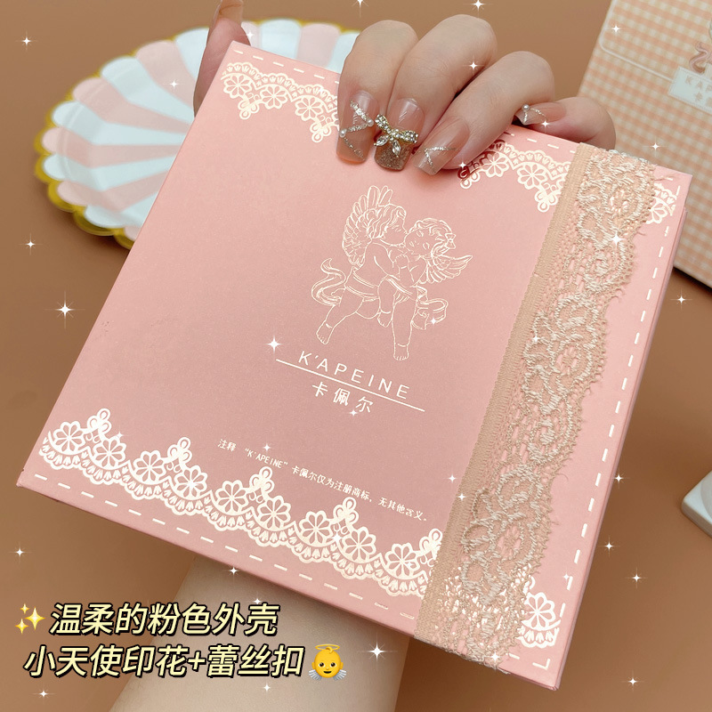 Makeup Cappel Ten-Color Angel Mysterious Relief Eye Shadow Plate Pearl Thin and Glittering Highlight Blush Repair Makeup Palette