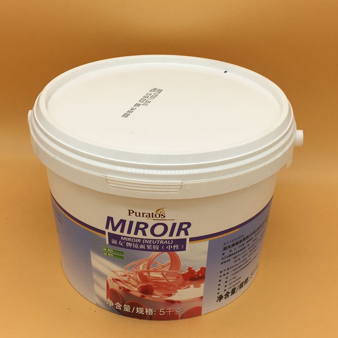 比利时进口焙乐道淑女镜面果胶5kg/桶蛋糕甜品中性即用装饰原料