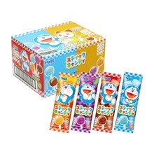 日本进口零食 哆啦A梦机器猫棒棒糖 3种口味 单支9g 25支/盒