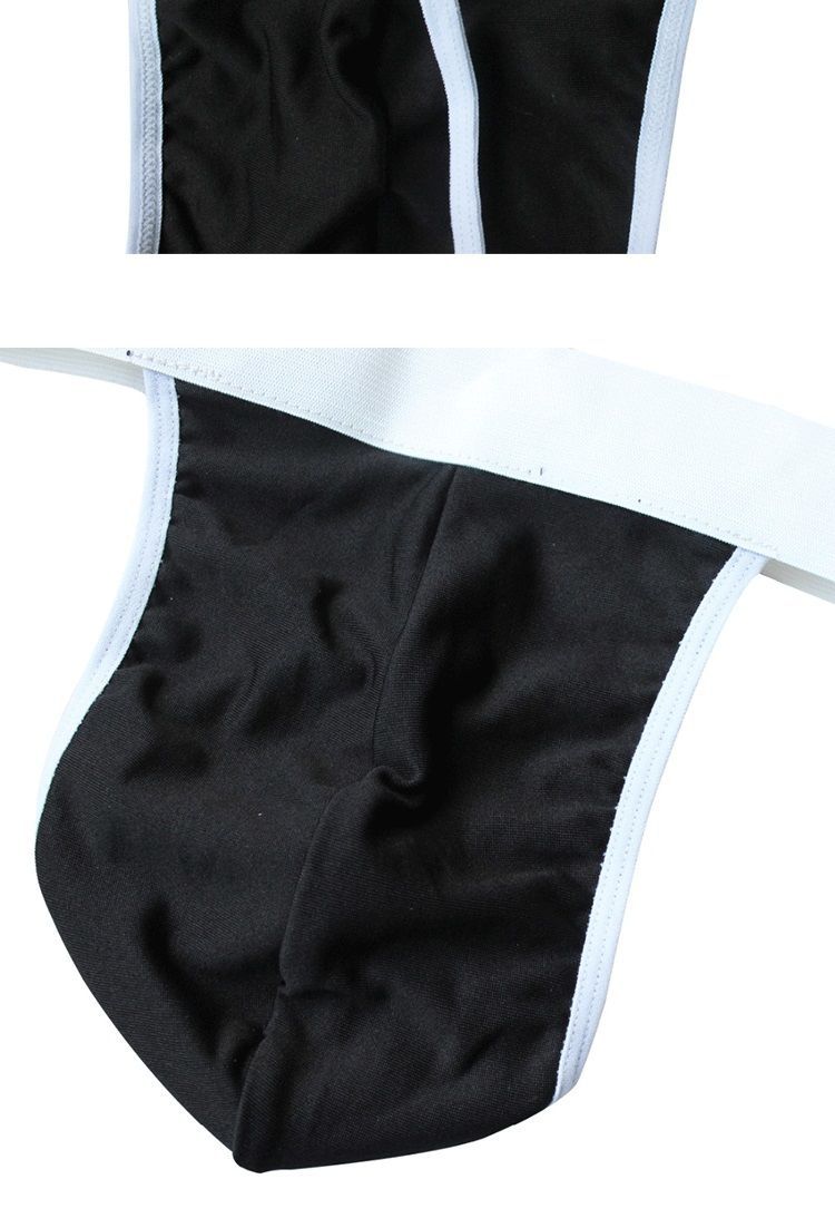 情趣内衣男仆连体丁字裤男士情趣内裤服务生夜店男同表演性感制服