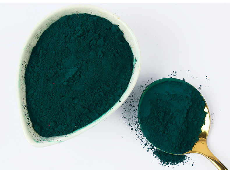 厂家直供酞菁绿塑料绿色粉注塑塑胶油墨印染颜料塑料橡胶色粉绿粉