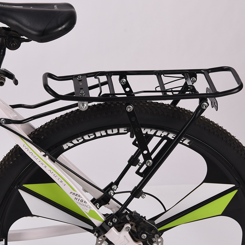 自行车后衣架 铝合金后货架碟刹快拆式山地车衣架后尾架