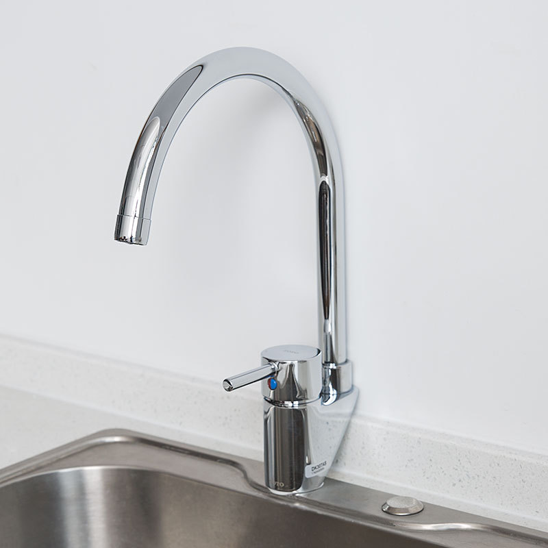厨房水龙头出水嘴dk307as可旋转冷热水洗菜厨盆家用酒店单孔龙头