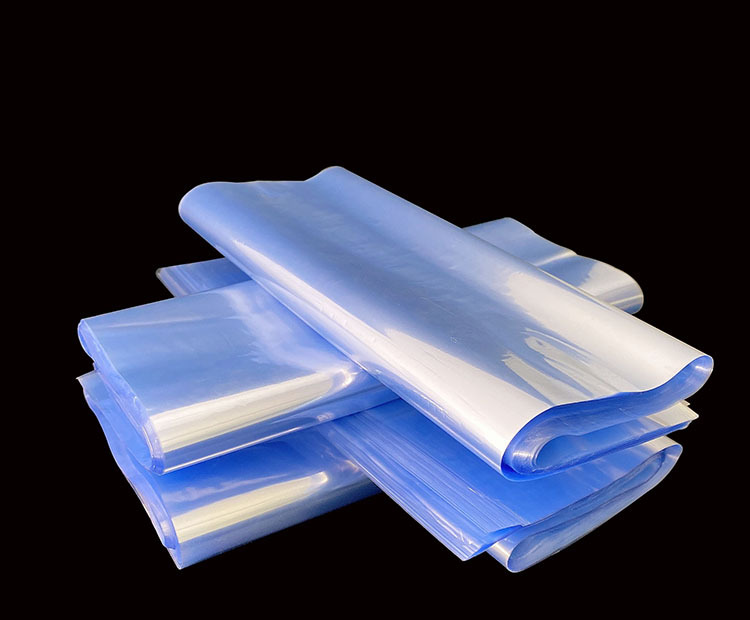 源头工厂pvc热收缩膜化妆品塑封膜热缩袋包装膜茶叶盒塑封袋定制