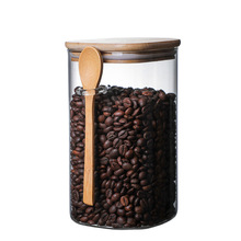 日式方形玻璃密封罐食品储物罐家用茶叶罐咖啡豆储存罐带盖奶粉罐