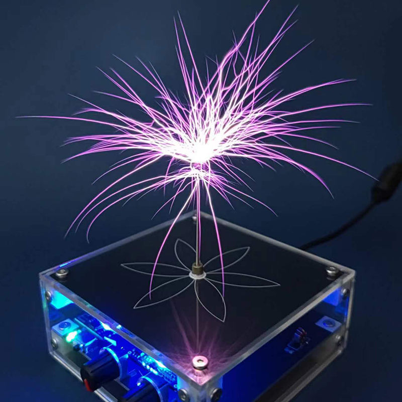 音乐特斯拉线圈 可触摸的掌中闪电手机蓝牙连接 科学实验高压青后