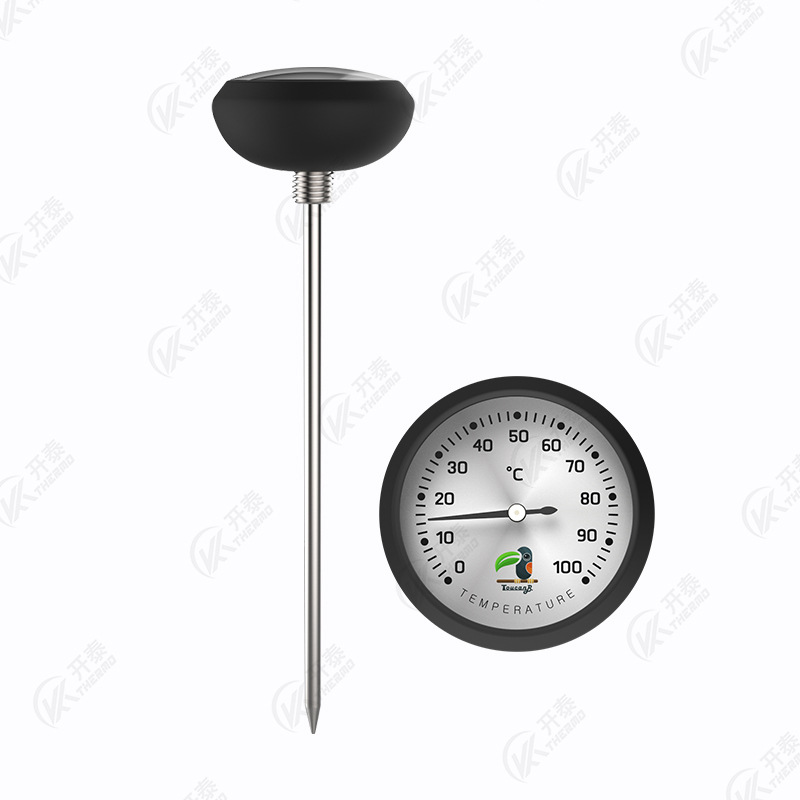 Coffee Milk Food Thermometer Stainless Steel Probe Kitchen Baking at Home Barbecue Waterproof Silicone Thermometer