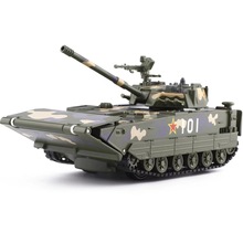 嘉业1:50声光回力合金车两栖登陆坦克模型装甲车大炮男孩礼物玩具
