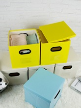 收纳盒布艺可水洗折叠抽屉书架格子柜橱柜衣物整理家用收纳筐