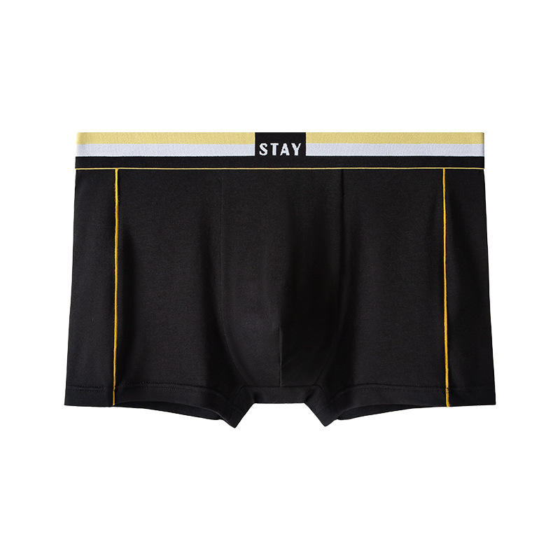 [Xiaohongshu Hot Sale] Men's Underwear Men's Modal Cotton Mid Waist plus Size Boxers Young Men's Factory Wholesale