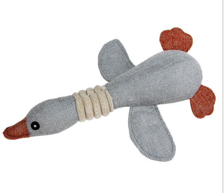 Dog Toy Amazon Cross Mirror Manufacturer Pet New Plush Donkey Bite Cotton String Dog Molar Sound Toy
