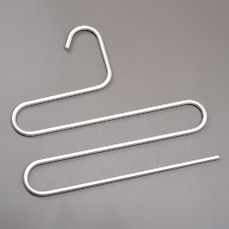 铝和金s型裤架多功能多层挂衣架 家用衣柜收纳柜内裤夹子裤挂